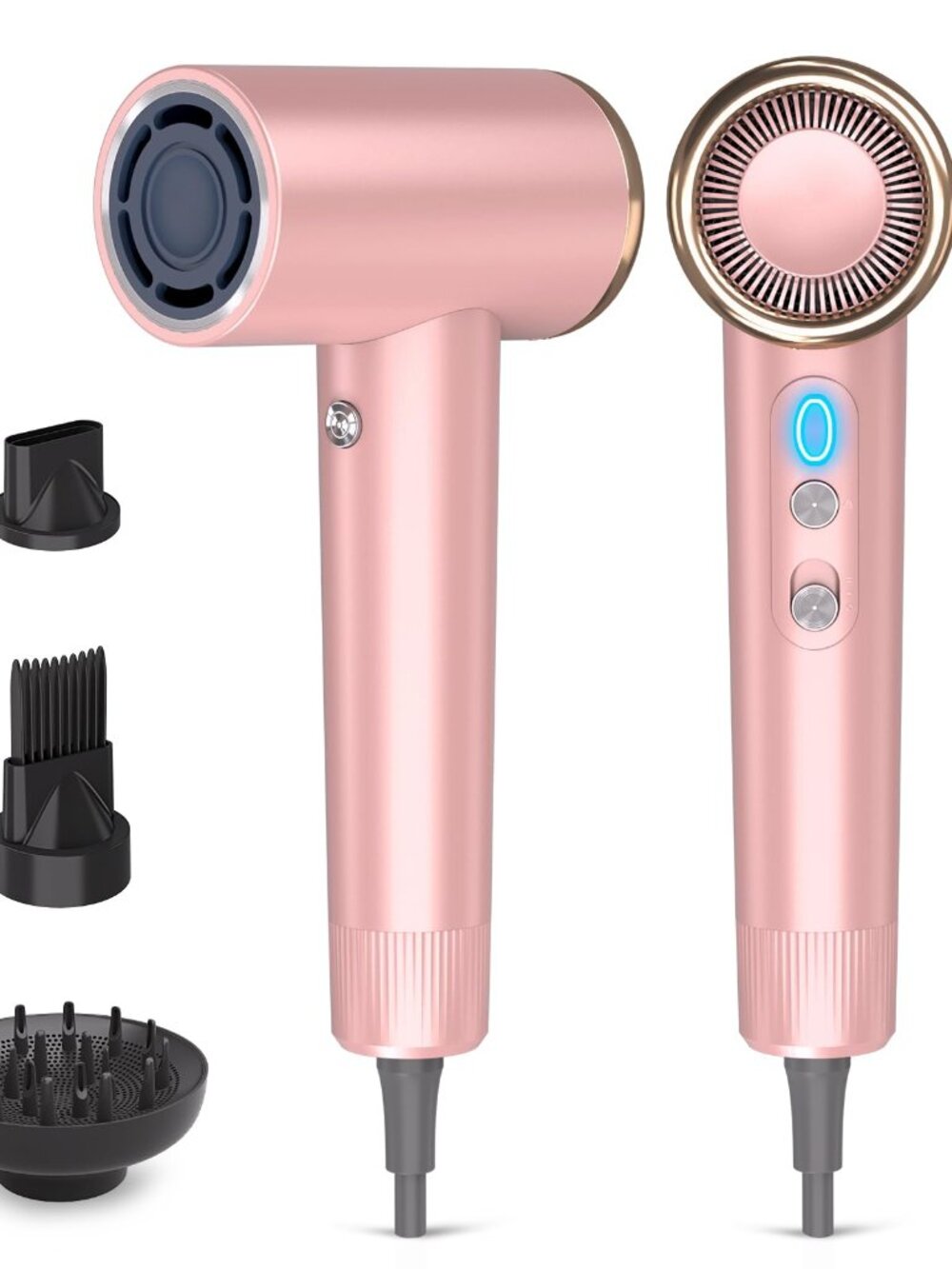 Mythsight StyleVibe High Speed Ionic Hair Dryer 1500W 3 Attachments